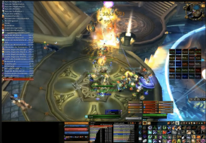 Screenshot aus World of Warcraft mit dem Shadow Priest „Dudine“ – Symbol für eine Lebensphase mit wenig Bewegung und viel Bildschirmzeit.