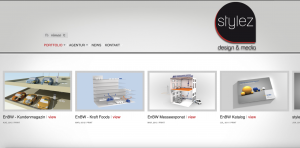 Screenshot der alten Website „711 Stylez“ von Daniel Striffler – kreative Film- und 3D-Arbeit vor dem Einstieg in Sport und Personal Training.