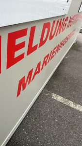 Notaufnahme des Marienhospitals Stuttgart – Symbol für vermeidbare gesundheitliche Notfälle durch fehlende Prävention.