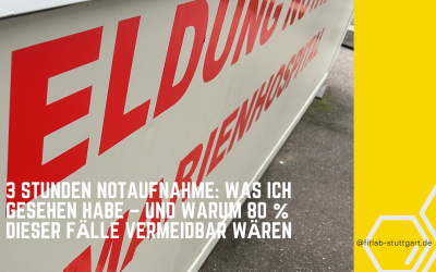 3 Stunden Notaufnahme: Was ich gesehen habe – und warum 80 % dieser Fälle vermeidbar wären  Dienstag, 16.12.2025.